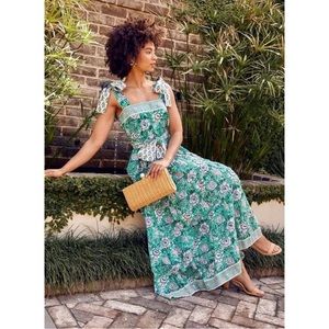 ⚡️Stunning Sue Sartor Annabel Sun Dress | Green Garden | Small